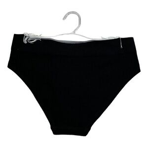 Honeydew Black Ribbed Panties Size S